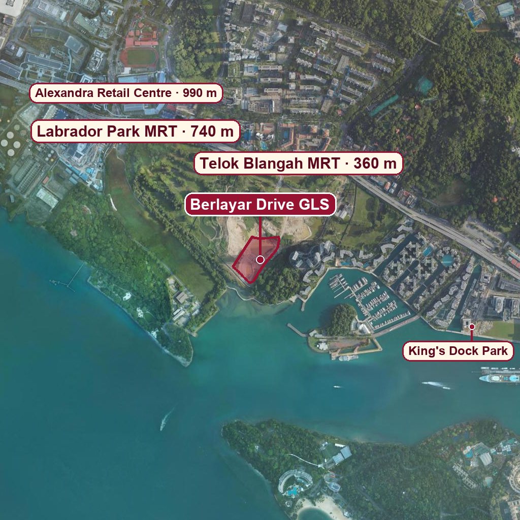 Map of Berlayar Drive GLS