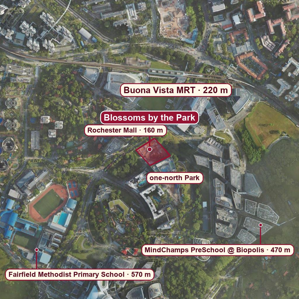 Map of Blossoms by the Park