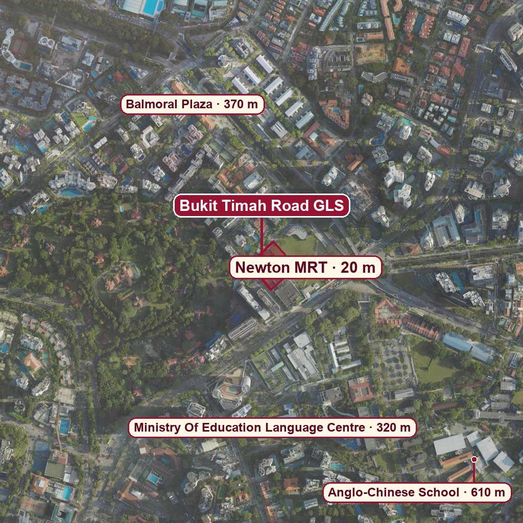 Map of Bukit Timah Road GLS