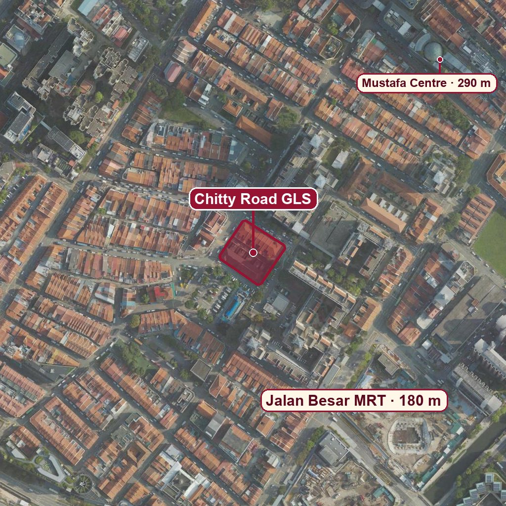 Map of Chitty Road GLS