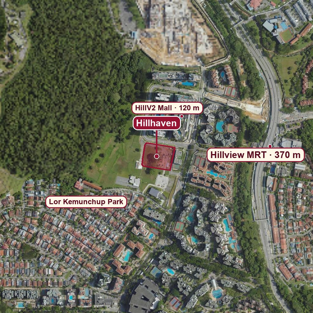 Map of Hillhaven
