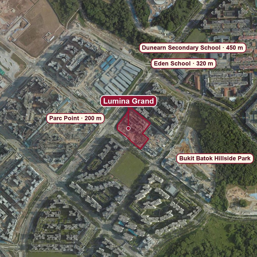 Map of Lumina Grand