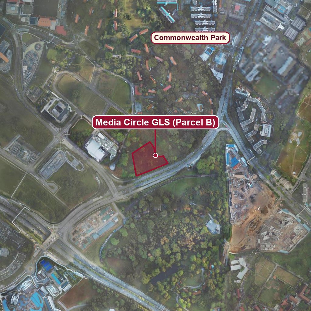 Map of Media Circle GLS (Parcel B)