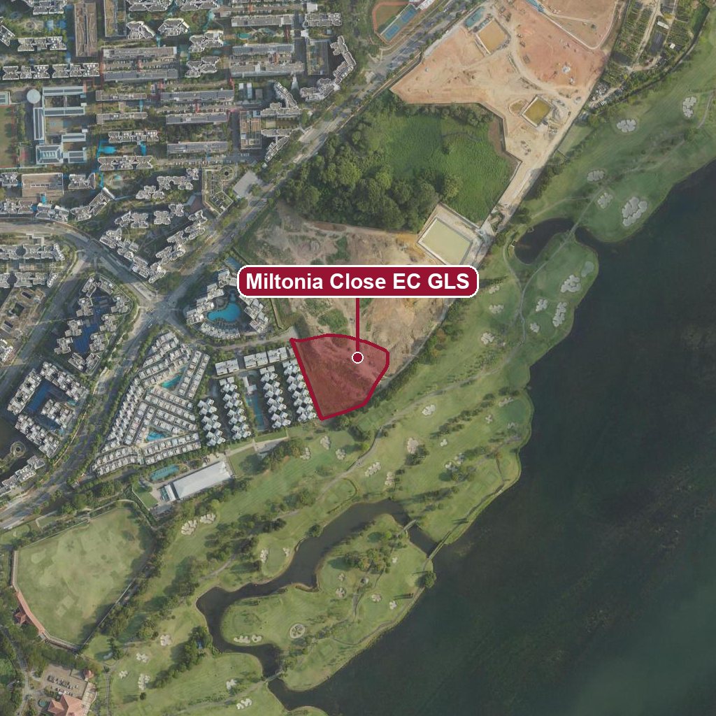 Map of Miltonia Close EC GLS
