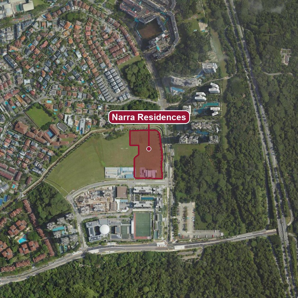 Map of Narra Residences