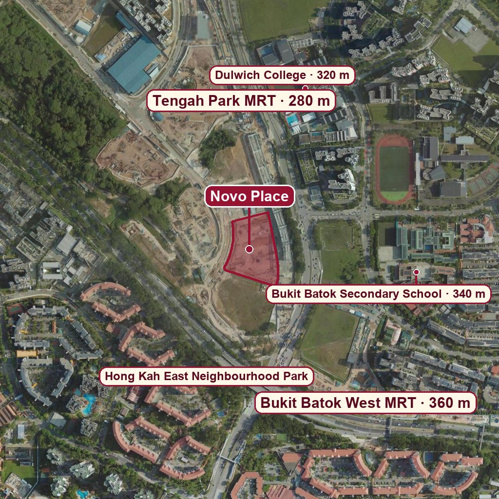 Map of Novo Place