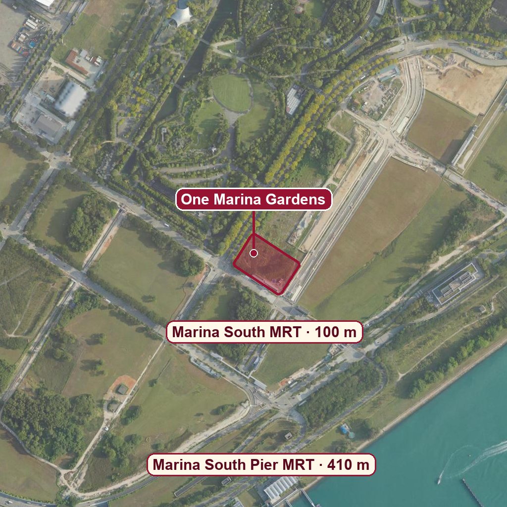Map of One Marina Gardens