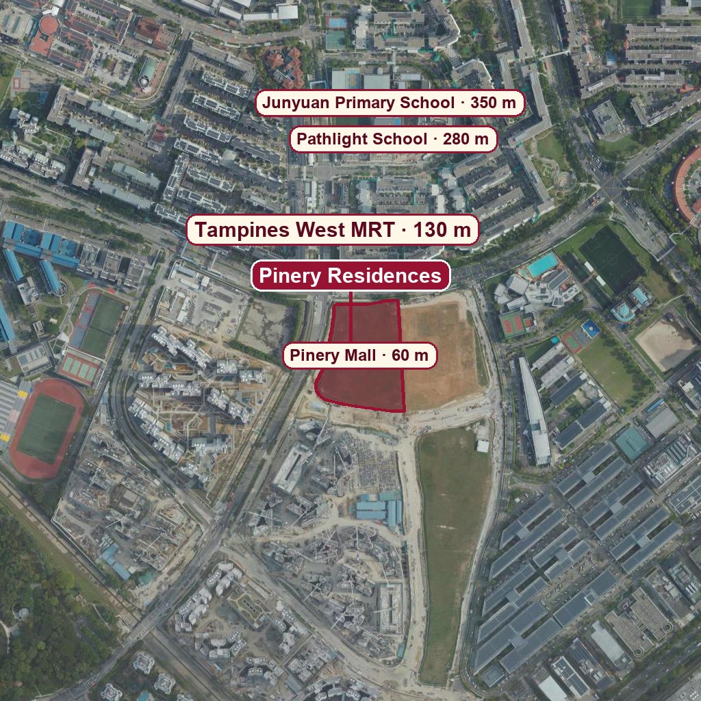 Map of Pinery Residences
