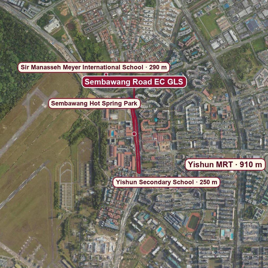 Map of Sembawang Road EC GLS