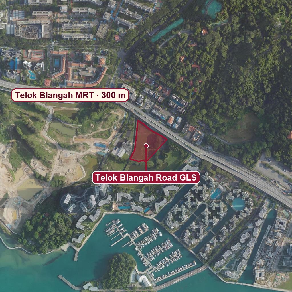 Map of Telok Blangah Road GLS