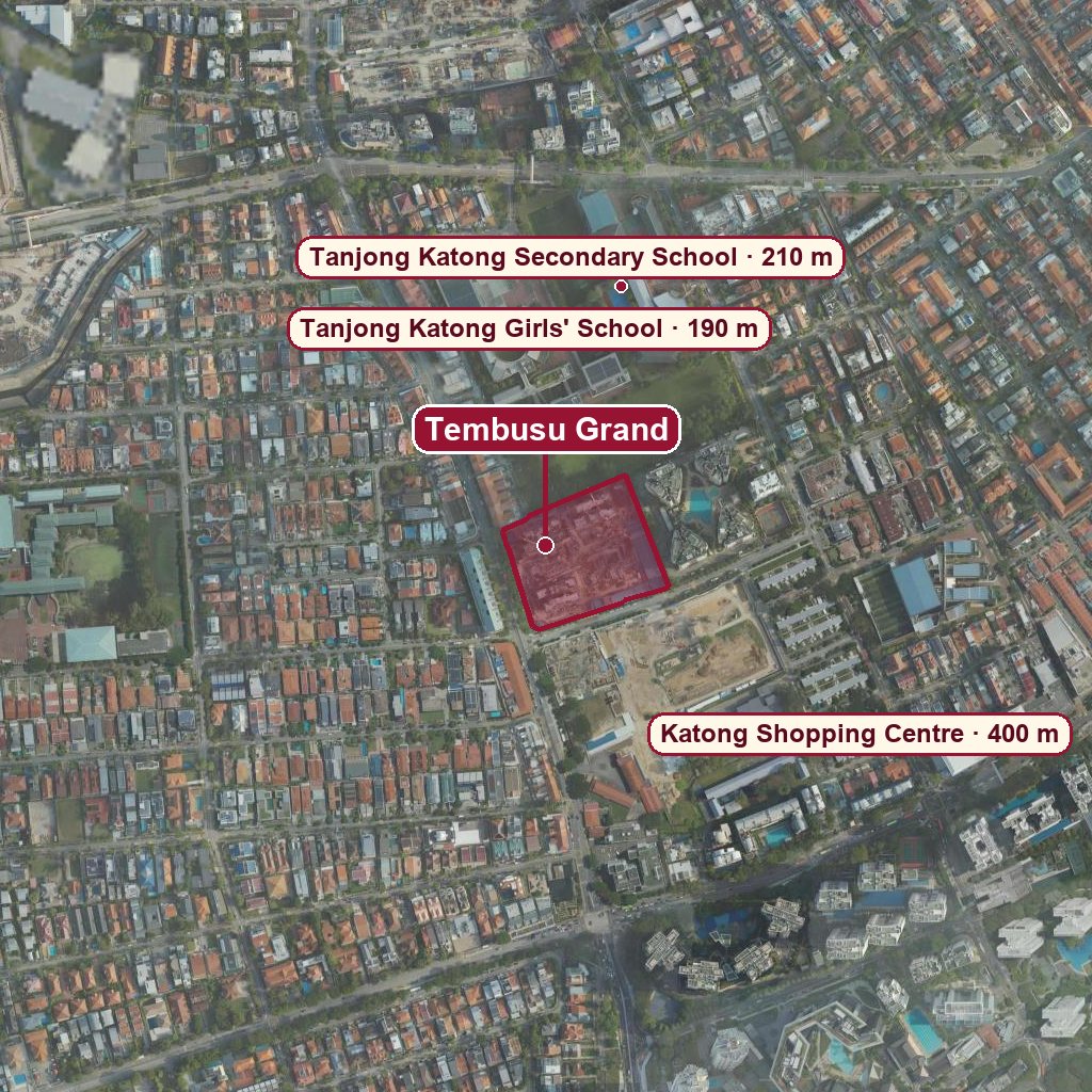 Map of Tembusu Grand