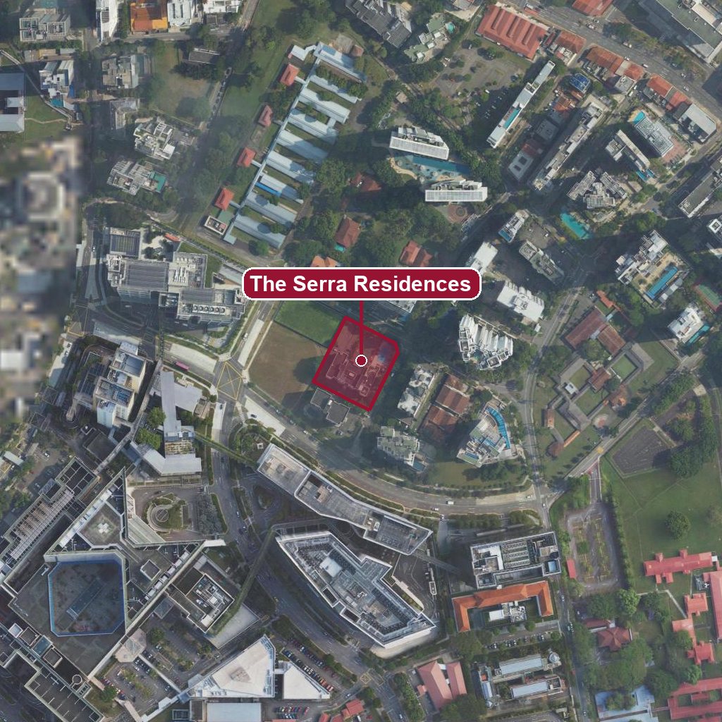 Map of The Serra Residences