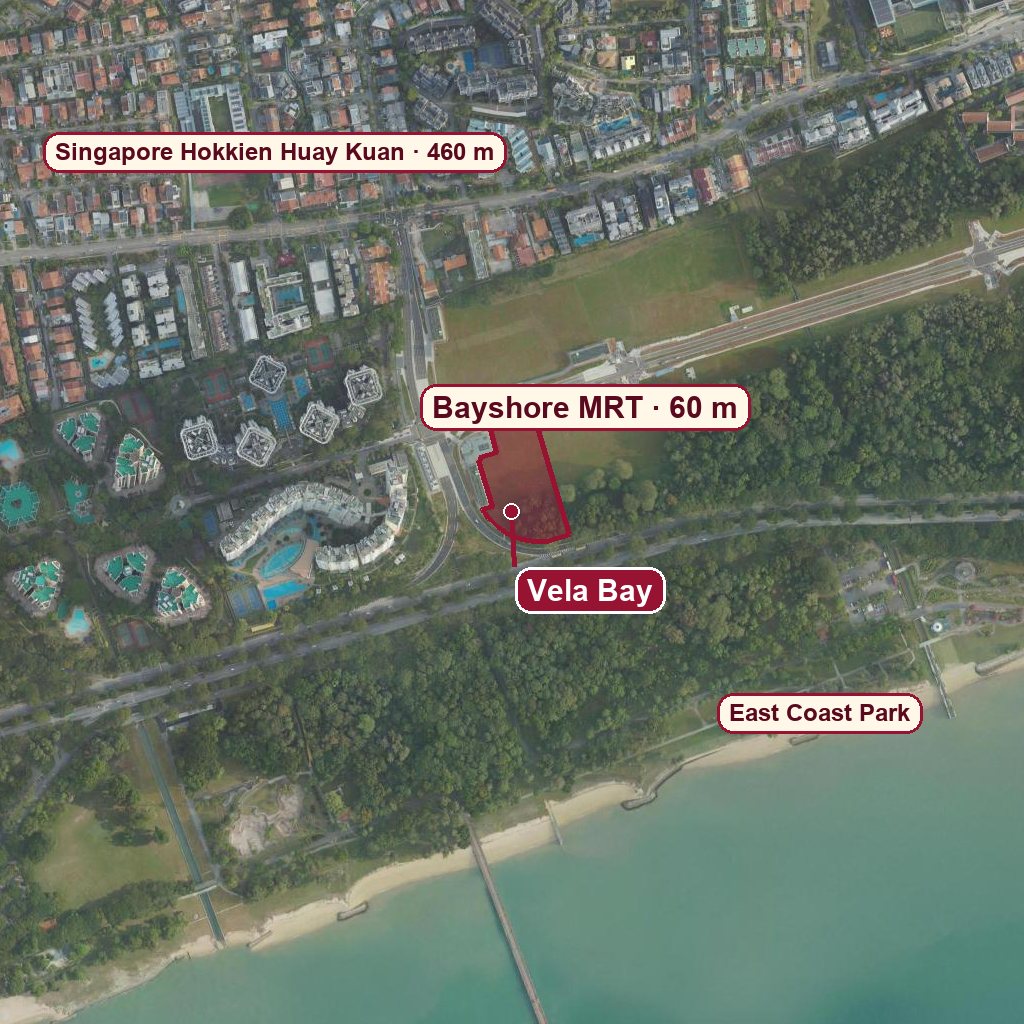 Map of Vela Bay